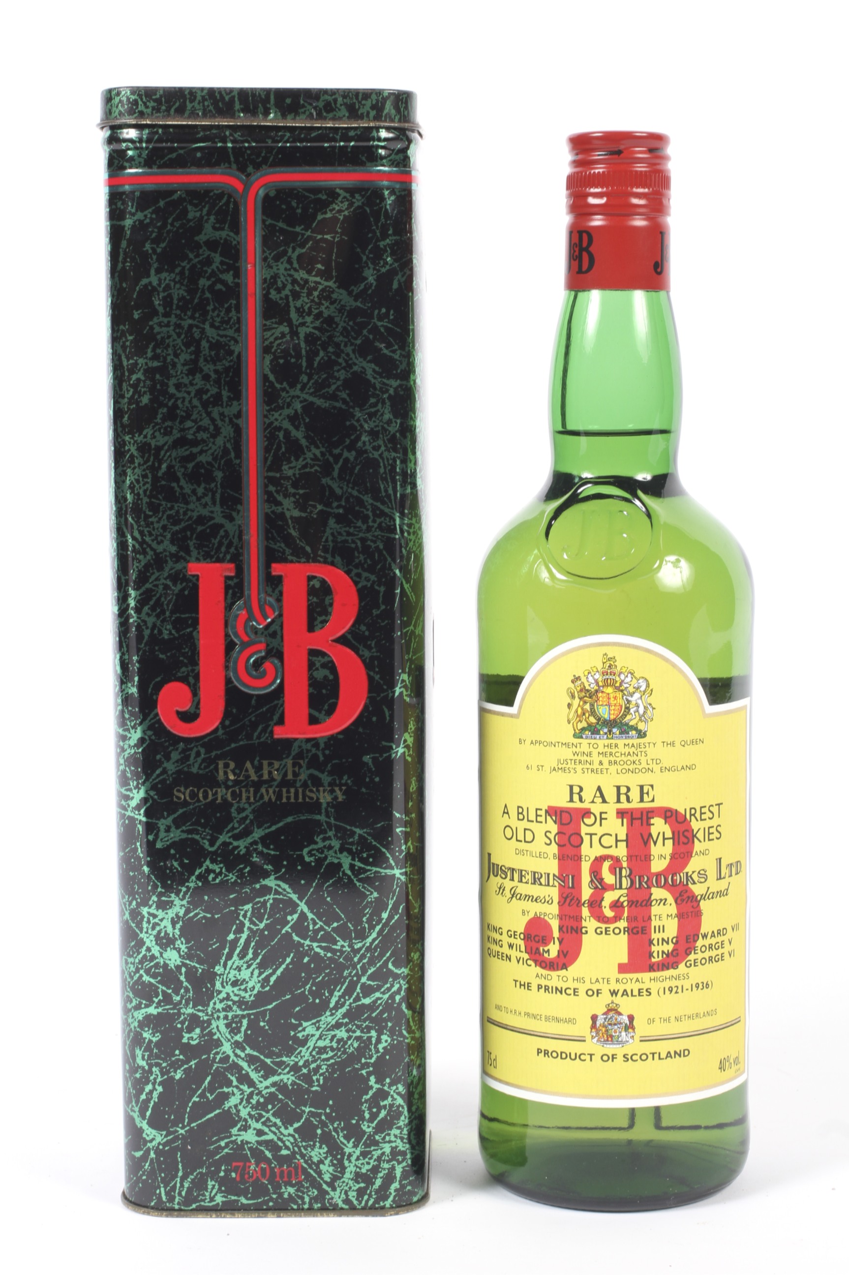 A bottle of J&B Rare blend of old scotch whiskies. 75cl, boxed. - Image 2 of 2