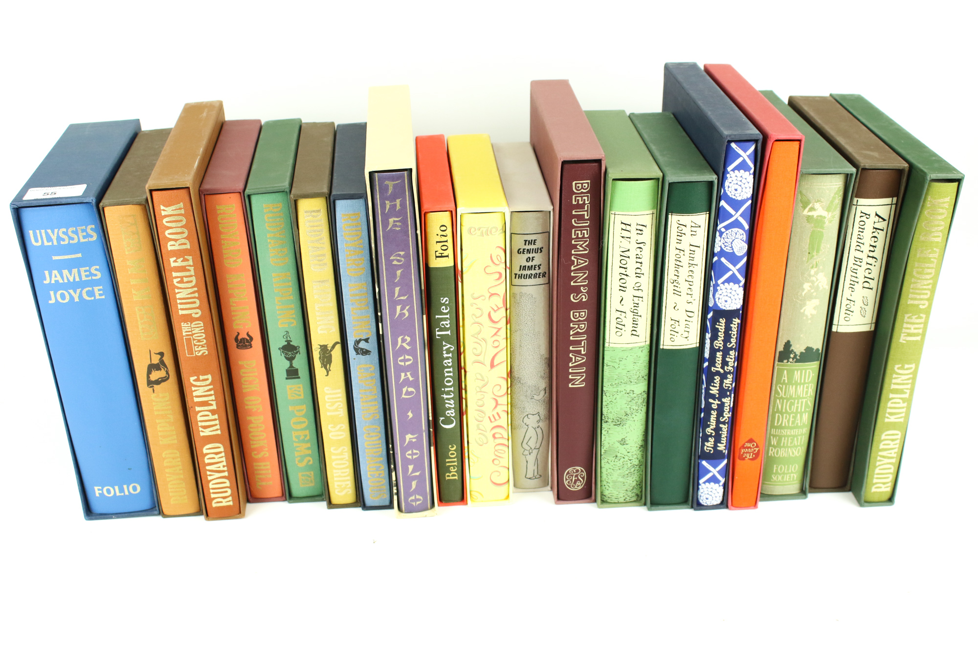 A collection of nineteen assorted Folio Society books.