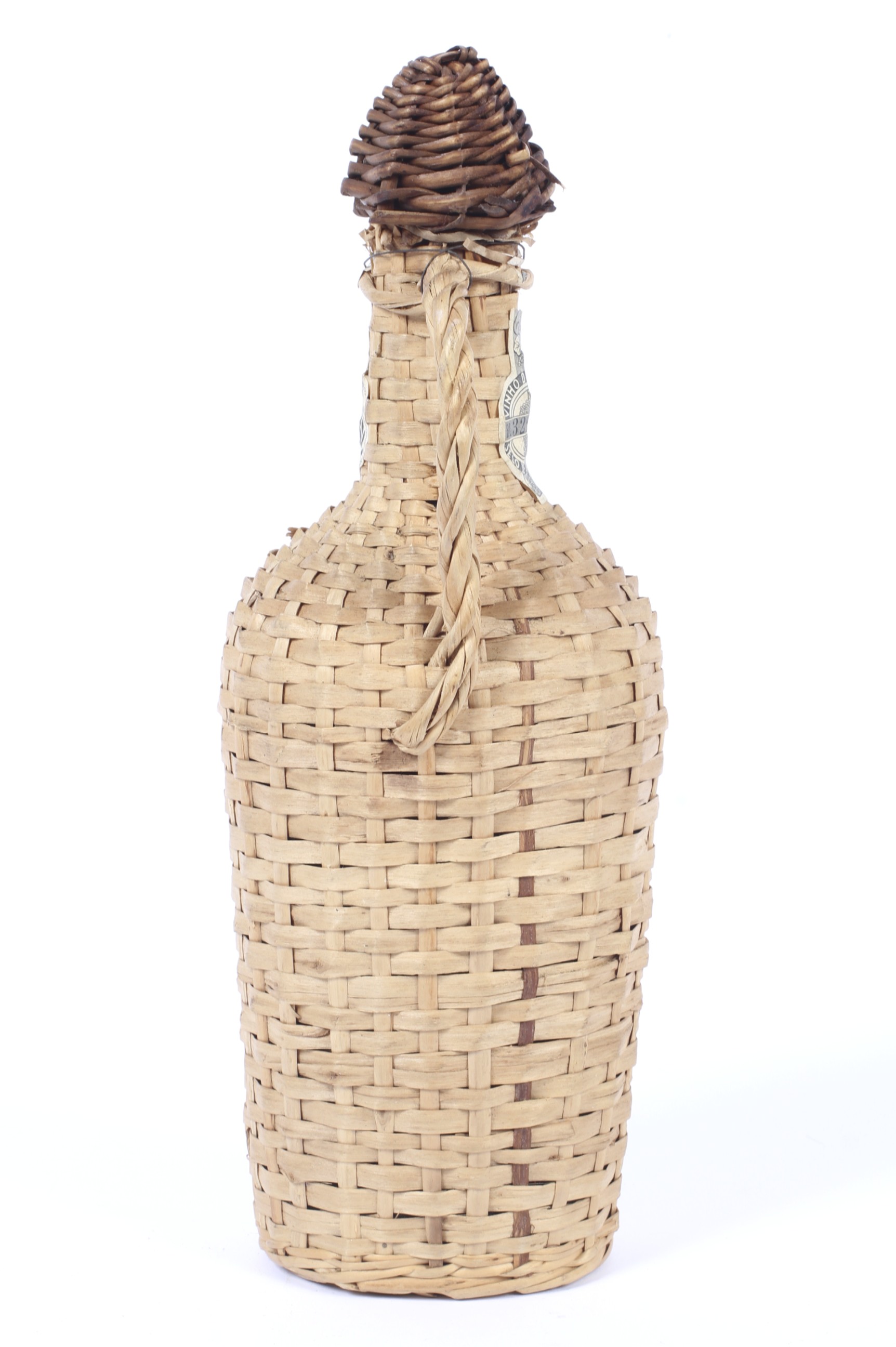 A vintage bottle of Hooper's Rare Port. In wicker case, no volume shown but weighing 1.39kg. - Image 2 of 2