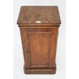 A Victorian mahogany pot cupboard.