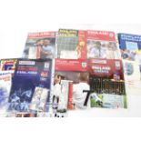 A collection of 43 England programmes and ephemera.
