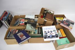 A large collection of approximately 70 motor sport and racing car related books.