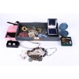 A collection of assorted contemporary costume jewellery.