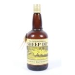 A bottle of The Original Oldbury Sheep Dip Whisky. 8-year-old pure malt, 75cl, 40% vol.