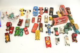 Collection of assorted model cars. Including Matchbox, Scalextric, clockwork and friction, etc.