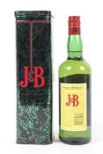 A bottle of J&B Rare blend of old scotch whiskies. 75cl, boxed.