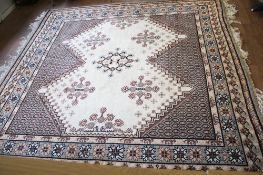 A 20th century Tunisian rug.