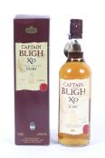 A bottle of Captain Bligh Xo Special Reserve Rum.