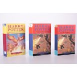 Three Harry Potter books.