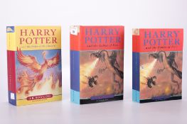 Three Harry Potter books.