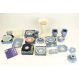 A large quantity of assorted Wedgwood, mostly Jasperware.