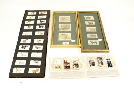 A collection of assorted 20th century cigarette cards.