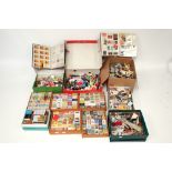 A large collection of vintage matchboxes and match books.