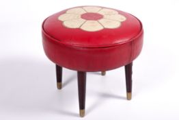 Vintage Retro : A mid-century stool by ' Miss Muffet no. 710.