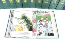 An extensive collection of 'The Cricketer' magazines.