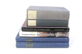 Six military books: to include Victoria Cross, Zulu Wars, Royal Army Service Corps etc.