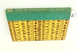 A copy of 'The Discovery of Tahiti'. The
