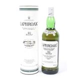 A bottle of Laphroaig 10 years old singl