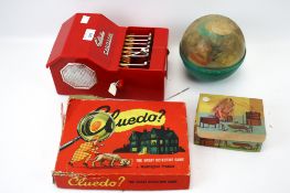 An assortment of vintage childrens' toys