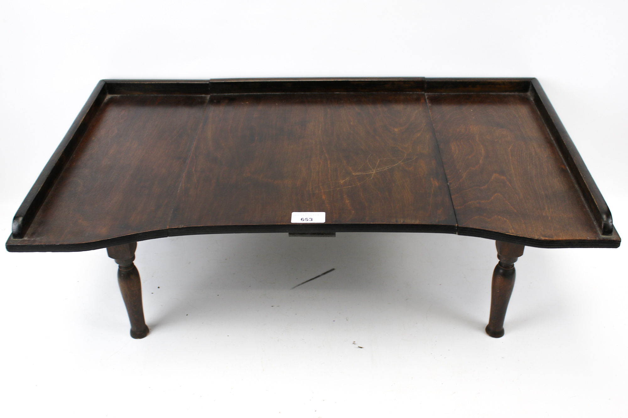 A British mahogany metamorphic side tabl