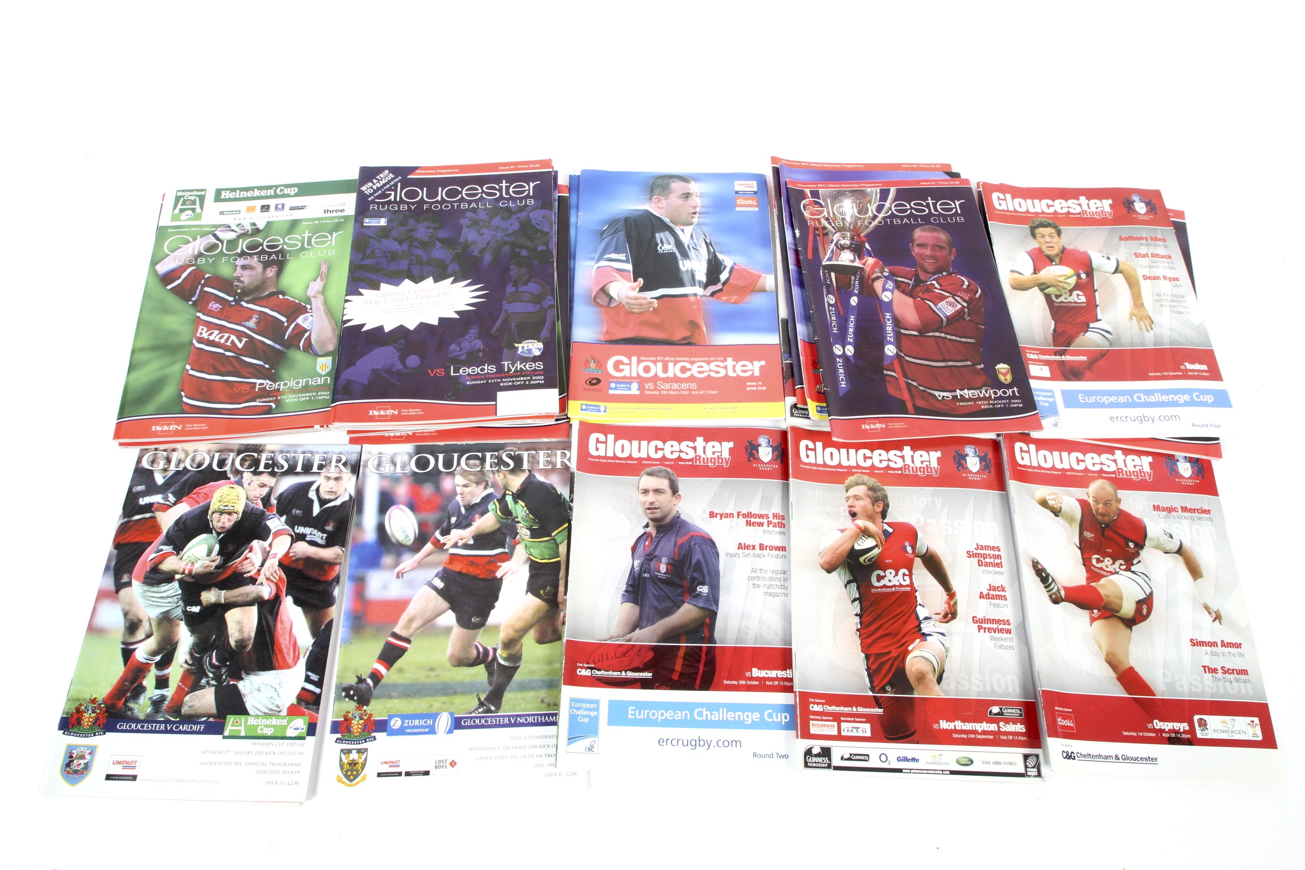 A collection of Gloucester Rugby matchda - Image 2 of 4