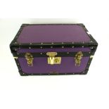 A small contemporary travelling trunk. P