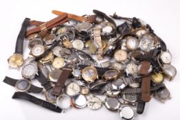 A collection of vintage lady's and gentleman's wrist and bracelet watches.