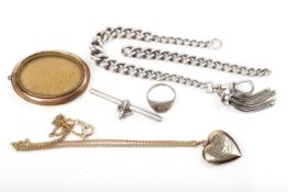 A small collection of early 20th century and later jewellery.