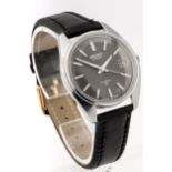 Seiko, a gentleman's stainless steel automatic bracelet watch.