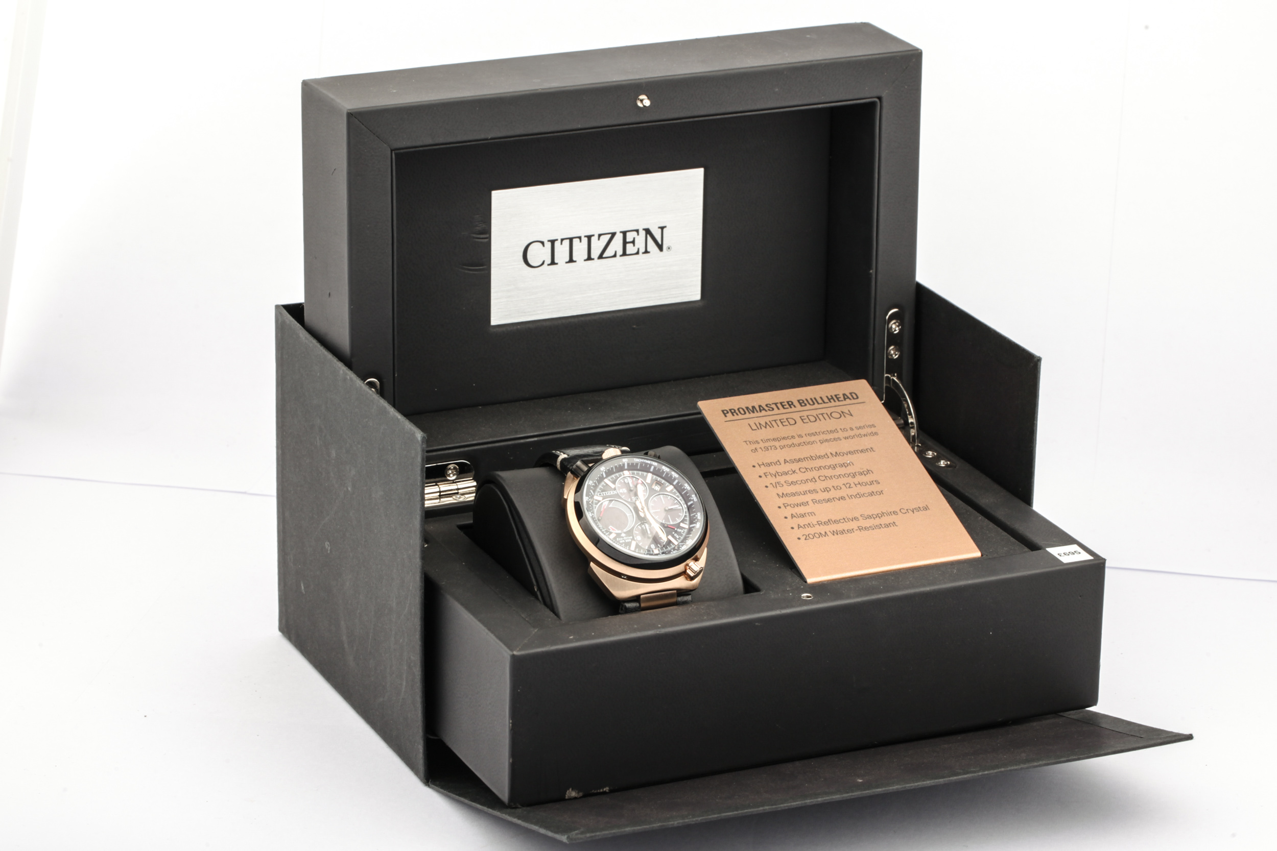 Citizen, Eco-Drive Promaster Bullhead, a gentleman's bracelet watch. Limited Edition no 1460/1973. - Image 6 of 7