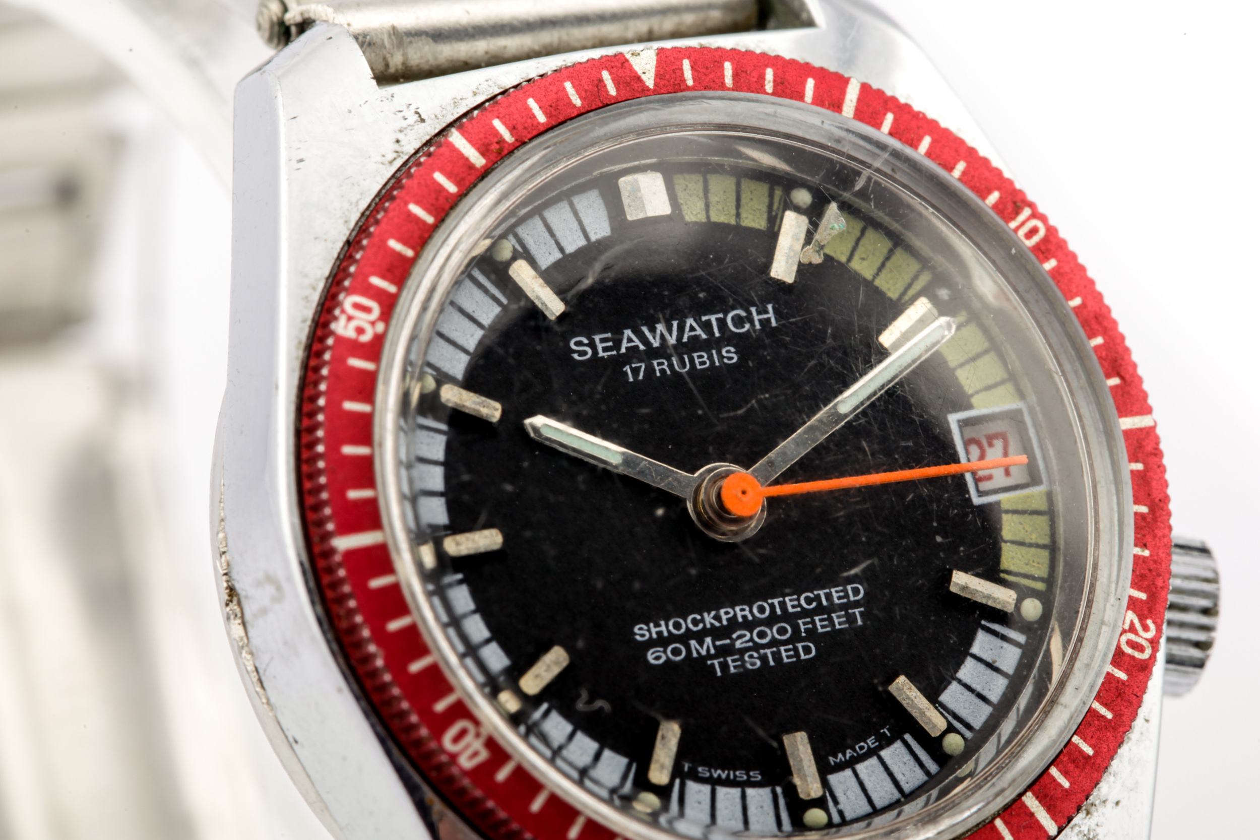 Two vintage gentleman's stainless steel wristwatches in 1970s style. - Image 6 of 7