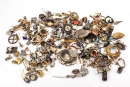 A collection of Victorian and later jewellery other items.