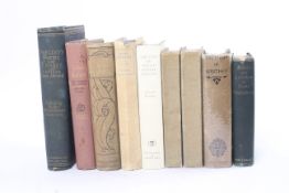 Books of 19th century English poets.