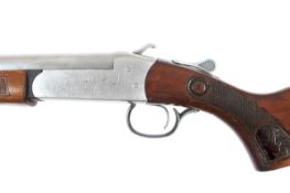 Cooey 12 gauge shotgun. Single barrel 27 inch long with cylinder choke, s/no 22575.