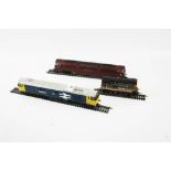 Three assorted OO gauge model railway locomotives.