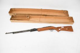 An air rifle model 322. S/n 12805 stamped 'Foreign', boxed.
