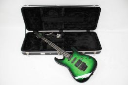 A Fenix electric guitar by Young Chang. s/n. E9121889 with a NJS fitted hard plastic case.