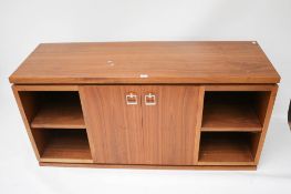A contemporary sideboard.