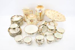 A selection of Devonshire ceramics and a Doris tea service.