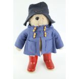 A vintage Paddington Bear Gabrielle Designs soft toy.