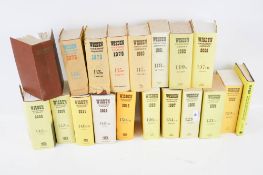 A collection of eighteen assorted Wisden Cricketer's Almanack books.