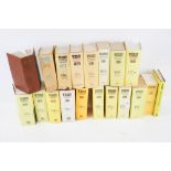 A collection of eighteen assorted Wisden Cricketer's Almanack books.