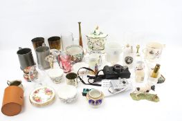 An assortment of ceramics, glass and collectables. Including an Royal Doulton 'R.A.F.