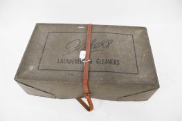 A 1950s Enfield Box Co. Ltd laundry box.
