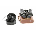 Two pairs of cased binoculars. Including Swift Zoom 7X-12X, 40 model.