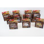 A collection of eleven assorted diecast Corgi 'Fire Heroes' boxed.