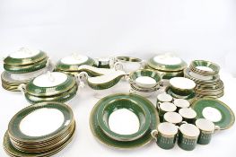 An extensive Spode dinner and tea service in the 'Royal Windsor' pattern.