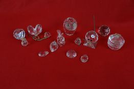 Collection of Swarovski crystal ornaments