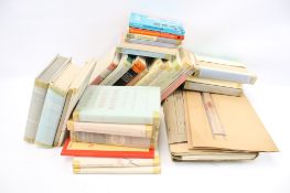 A collection of assorted educational economic books.
