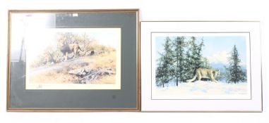 David Shepherd (1931-2017), two limited edition signed coloured prints.